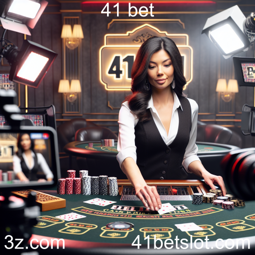 A Experiência Imersiva dos Jogos Ao Vivo no 41 Bet